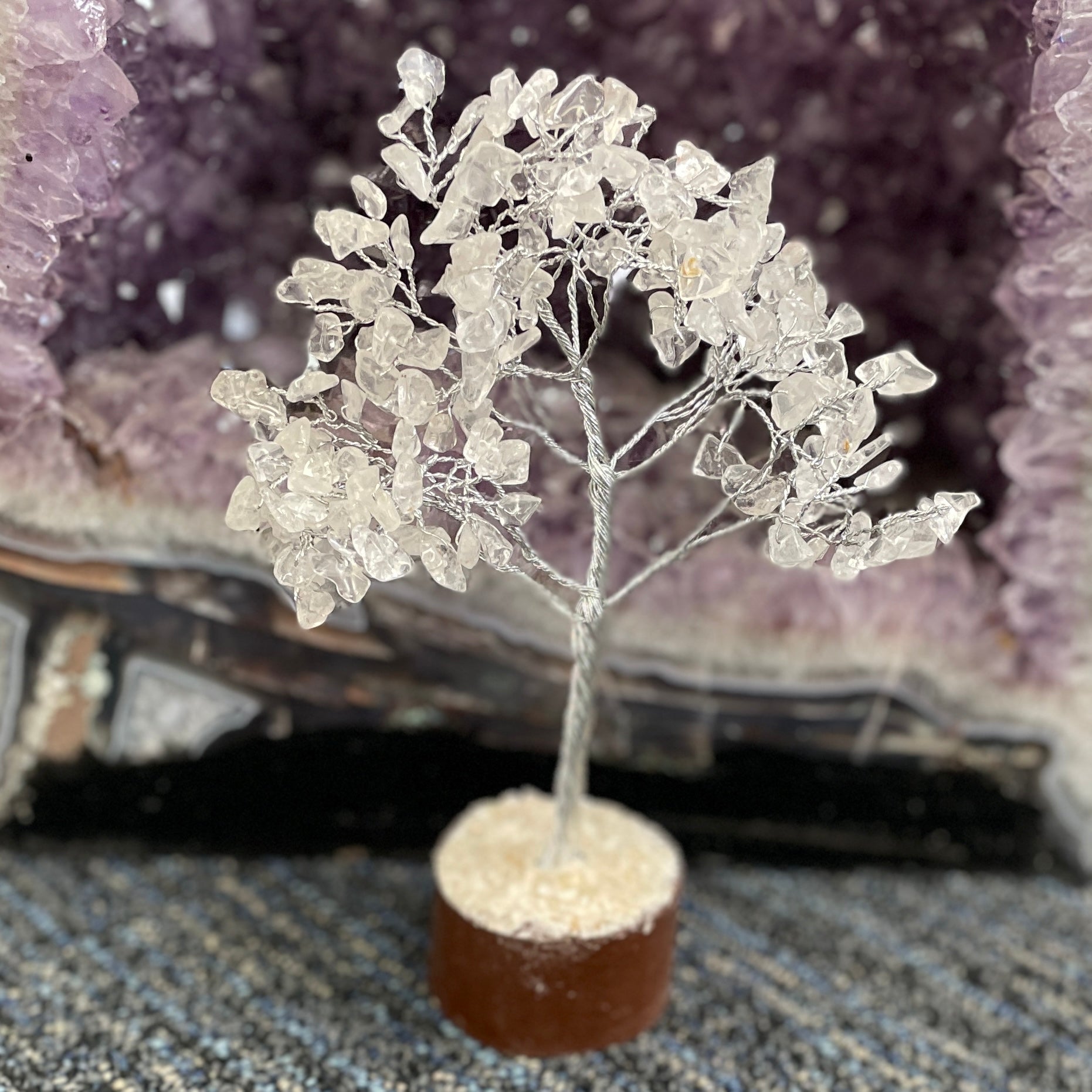Clear Quartz Tree - Medium 012 Clear Quartz Tree - Medium 012